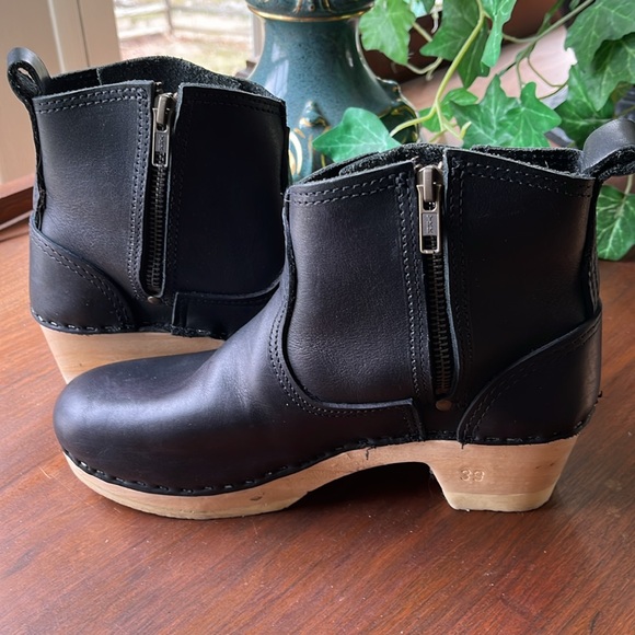 No. 6 Moto Clog Boots size 6 - Picture 3 of 6